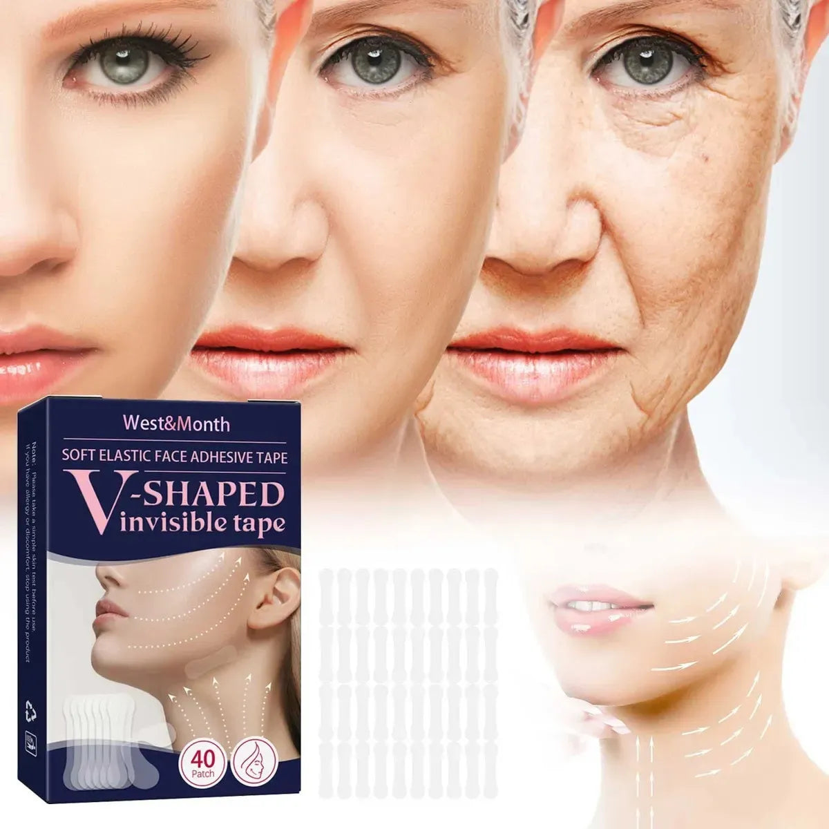 💖 Set de 40 Unidades — Lifting Facial Invisible Instantáneo